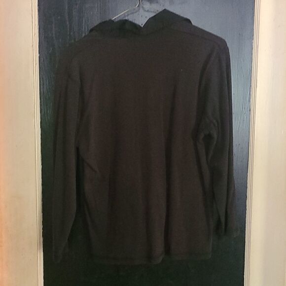 Rafaella Large Ladies Black Long Sleeve Top - Picture 3 of 3